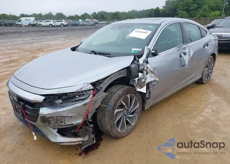2019 Honda Insight Touring from USA, damaged, VIN 19XZE4F93KE020162